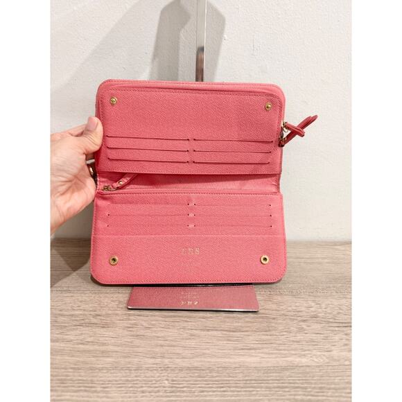 Louis Vuitton Monogram Logo Large Zip Up Flap Continental Wallet Brown/Pink - Picture 5 of 10
